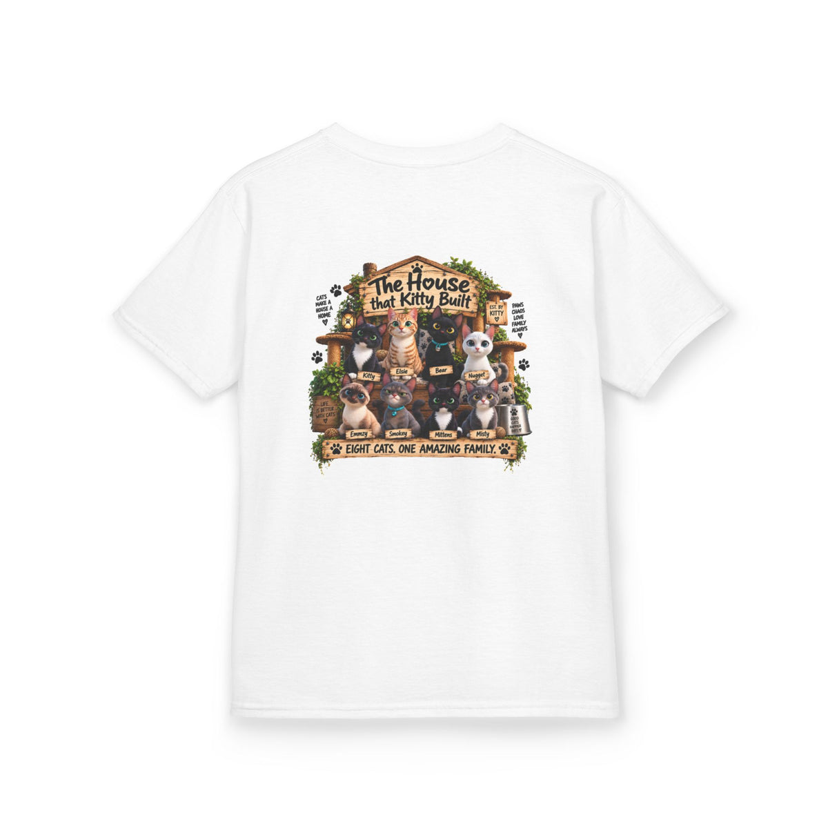 The Original Cast Kids Tee | The House That Kitty Built