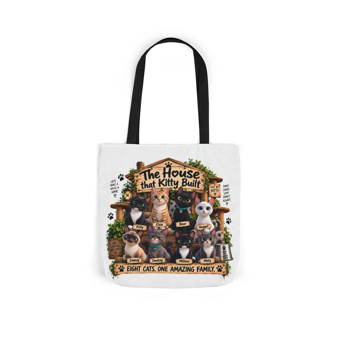 The Original Cast Tote Bag | The House That Kitty Built