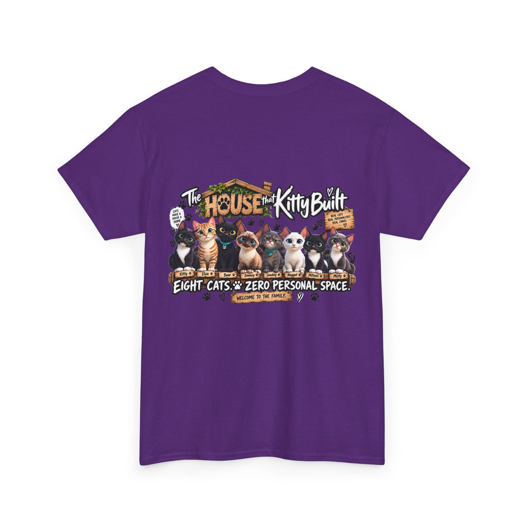 Eight Cats, Zero Personal Space Unisex Tee | The House That Kitty Built