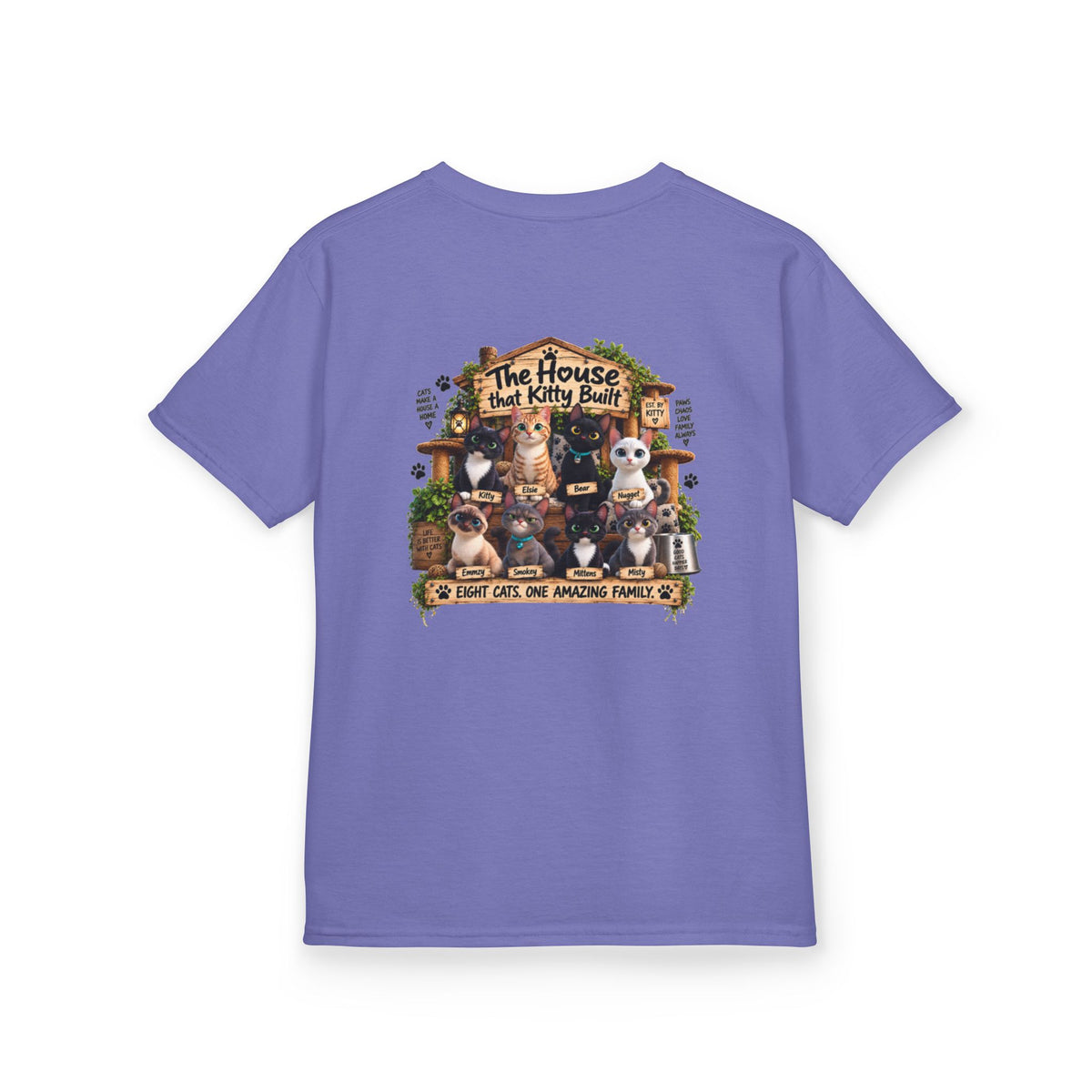 The Original Cast Kids Tee | The House That Kitty Built