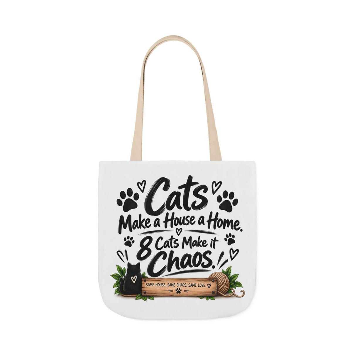 The Original Cast Tote Bag | The House That Kitty Built