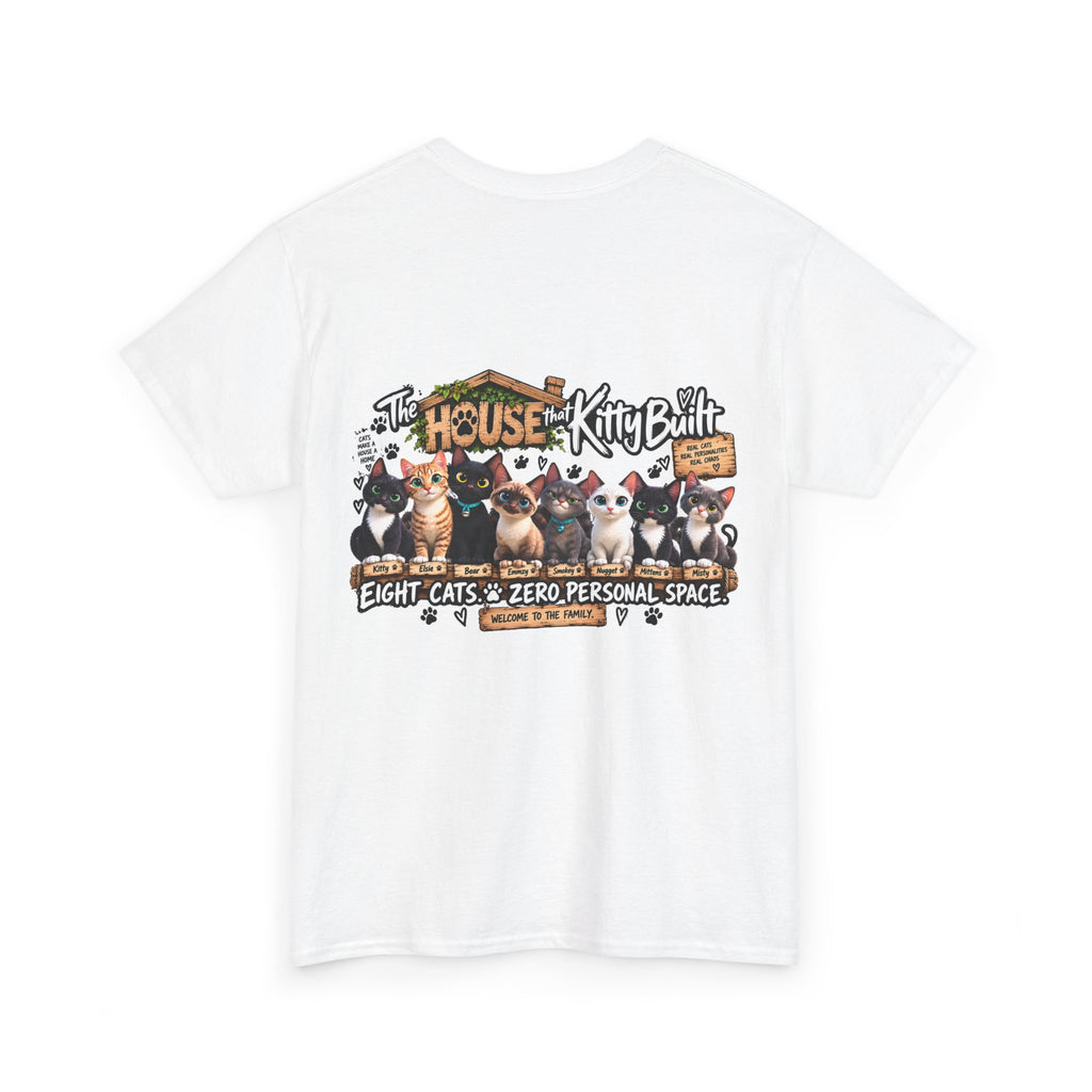 Eight Cats, Zero Personal Space Unisex Tee | The House That Kitty Built