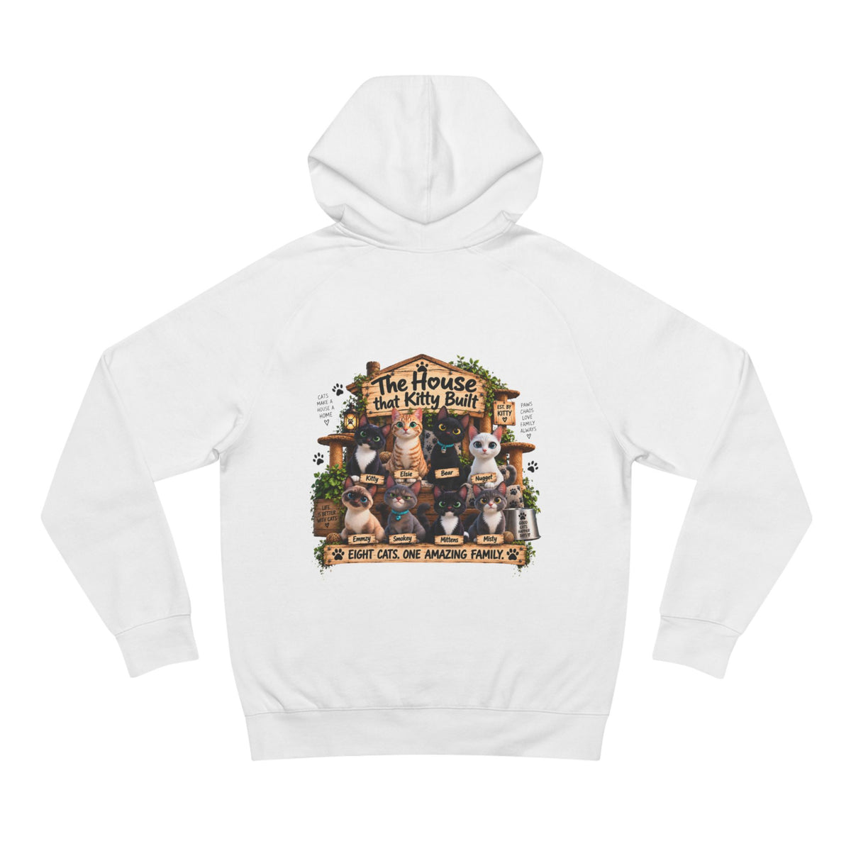 The Original Cast Unisex Hoodie | The House That Kitty Built