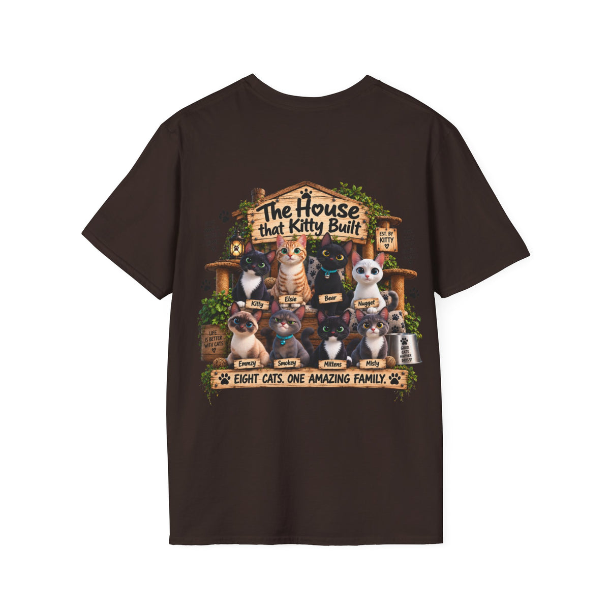 The Original Cast Unisex Tee | The House That Kitty Built
