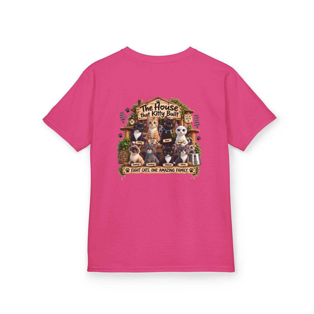 The Original Cast Kids Tee | The House That Kitty Built