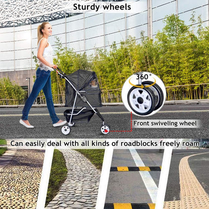 AdventureRide Premium Pet Stroller