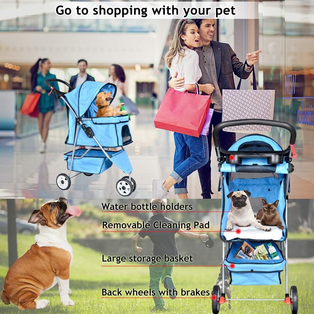 AdventureRide Premium Pet Stroller