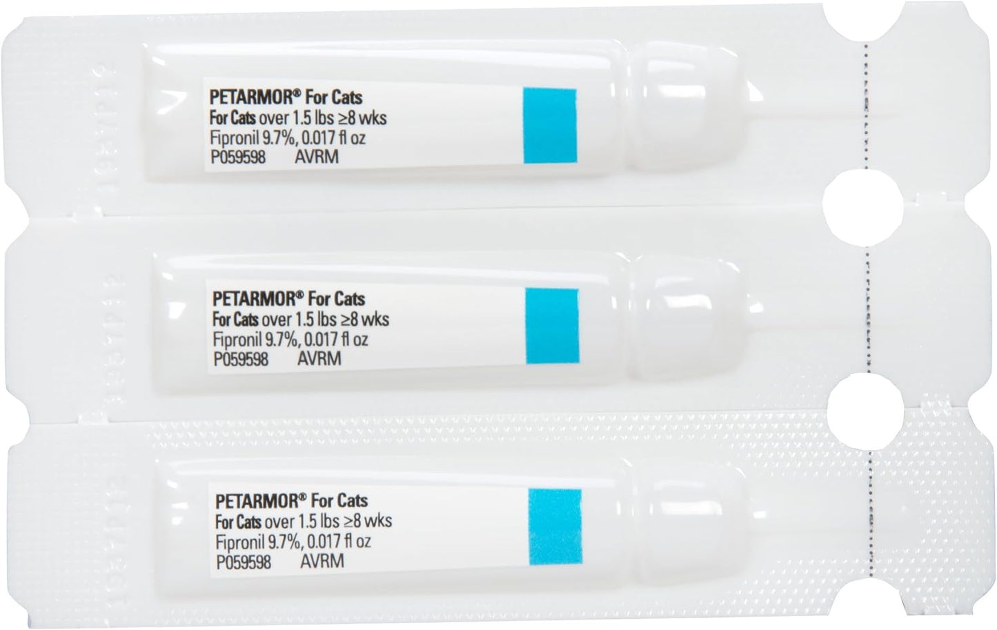 Petarmor for Cats, Flea & Tick Treatment for Cats (Over 1.5 Pounds), Includes 3 Month Supply of Topical Flea Treatments