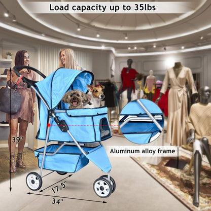 AdventureRide Premium Pet Stroller