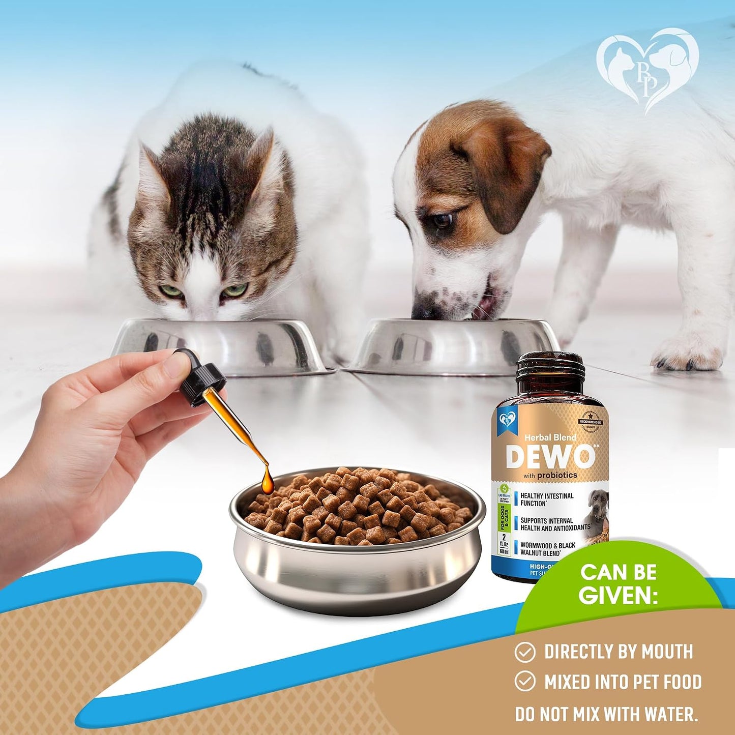 Natural Intestinal Defense for Dogs & Cats – Herbal Cleanse with Black Walnut & Probiotic – Promotes Healthy Gut & Flora Balance – Advanced Broad Spectrum Formula – Made in USA