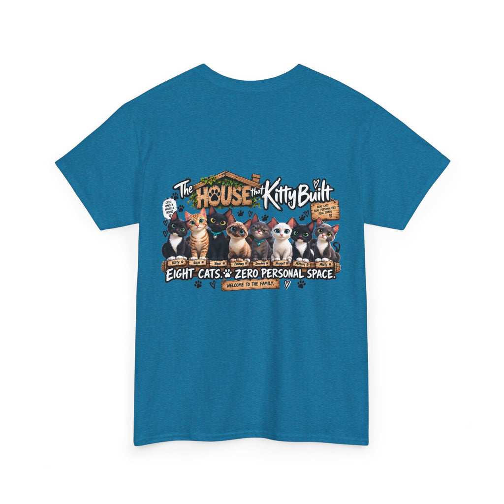 Eight Cats, Zero Personal Space Unisex Tee | The House That Kitty Built