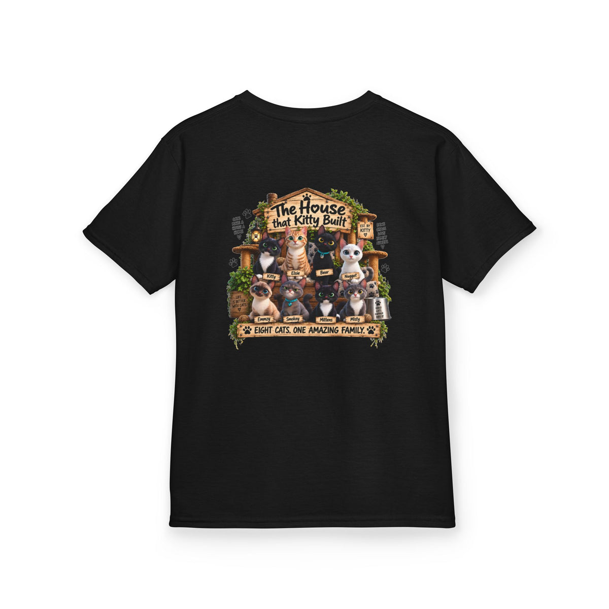 The Original Cast Kids Tee | The House That Kitty Built