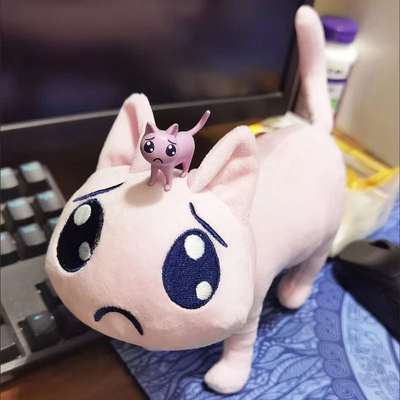 Kawaii Pink Cat Plush Toy