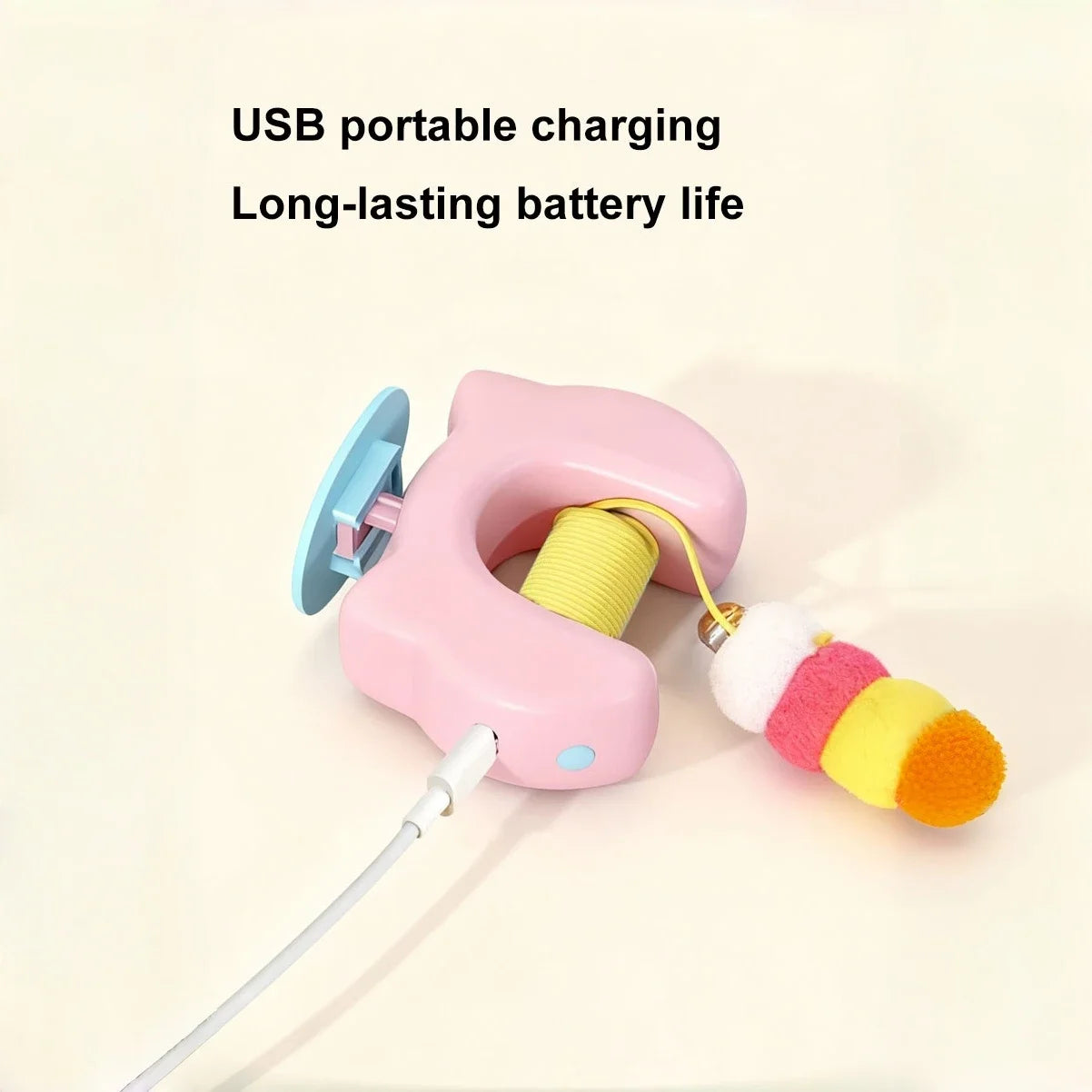 Electric Cat Teaser Toy | Automatic Hanging Feather Wand