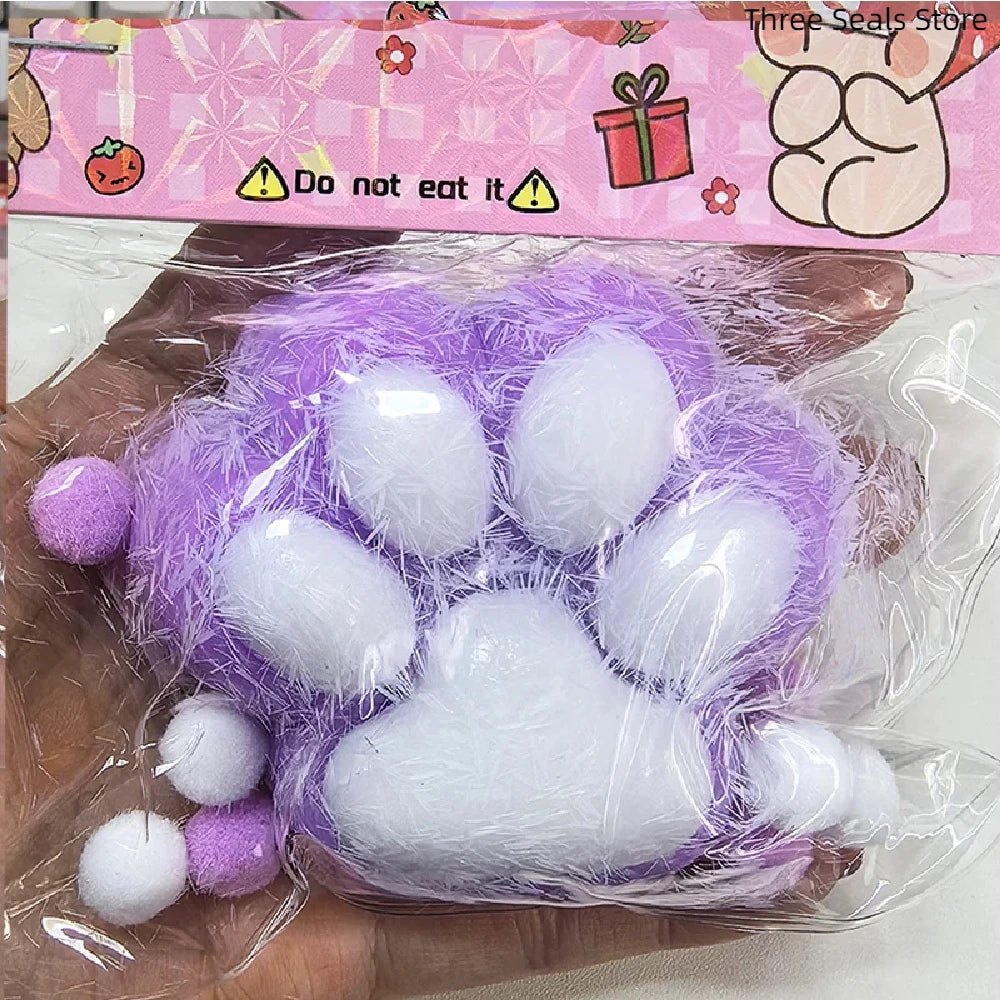 Squishy Cat Paw Fidget Toy | Kawaii Stress Relief