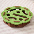Cat Puzzle Maze Toy | Felt Box with Bell Ball