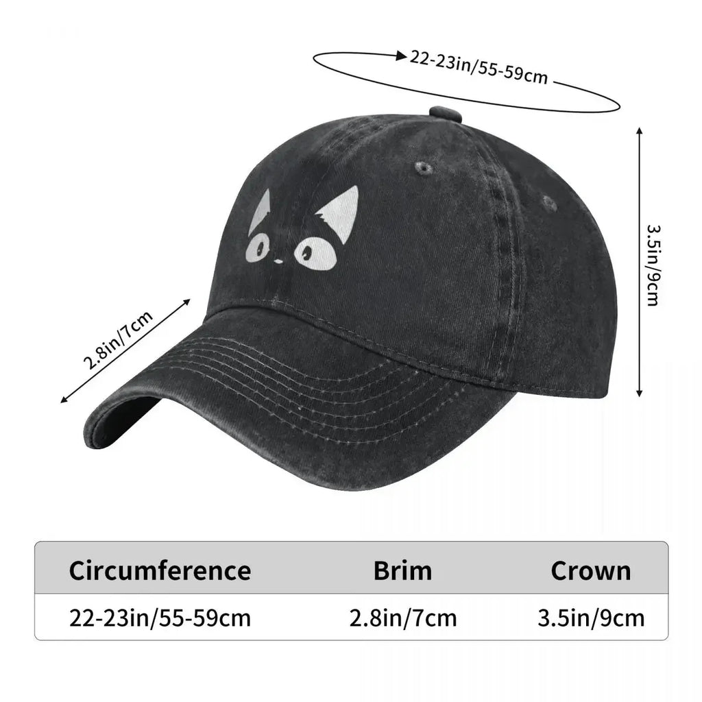 Cat Print Baseball Cap