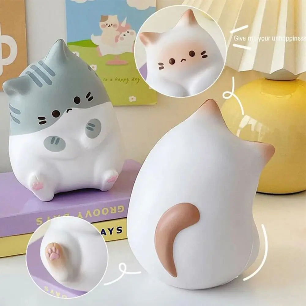 Squishy Cat Stress Ball | Slow Rise Fidget Toy