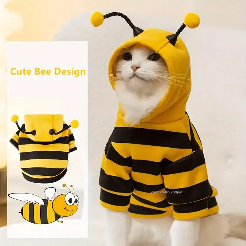 Bee Cat Costume | Cosy Winter Hoodie