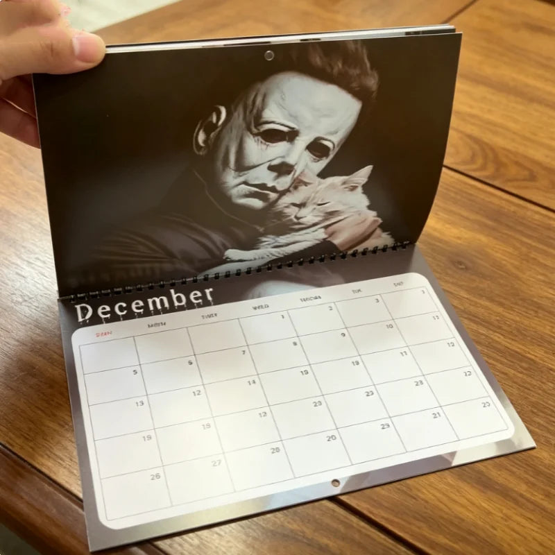 2027 Horror Cats Wall Calendar | Spooky Movie Characters & Cats