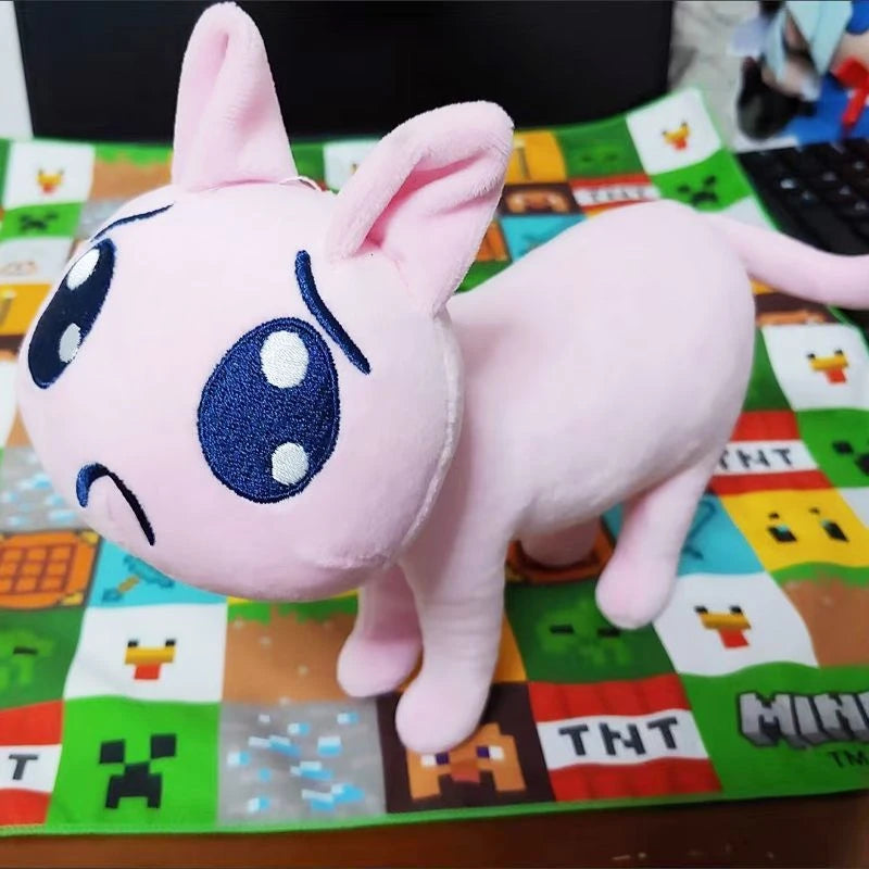 Kawaii Pink Cat Plush Toy