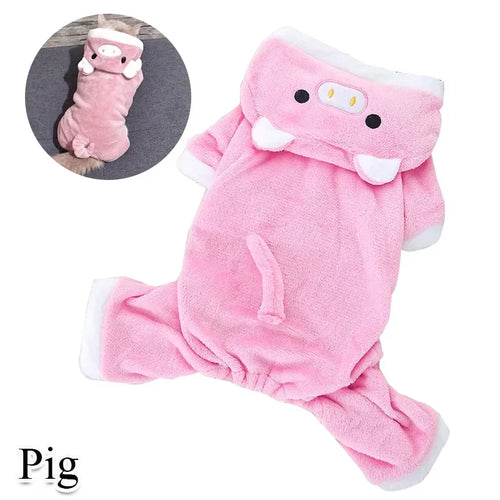 Animal Cosplay Costume for Cats | Coral Fleece Hoodie