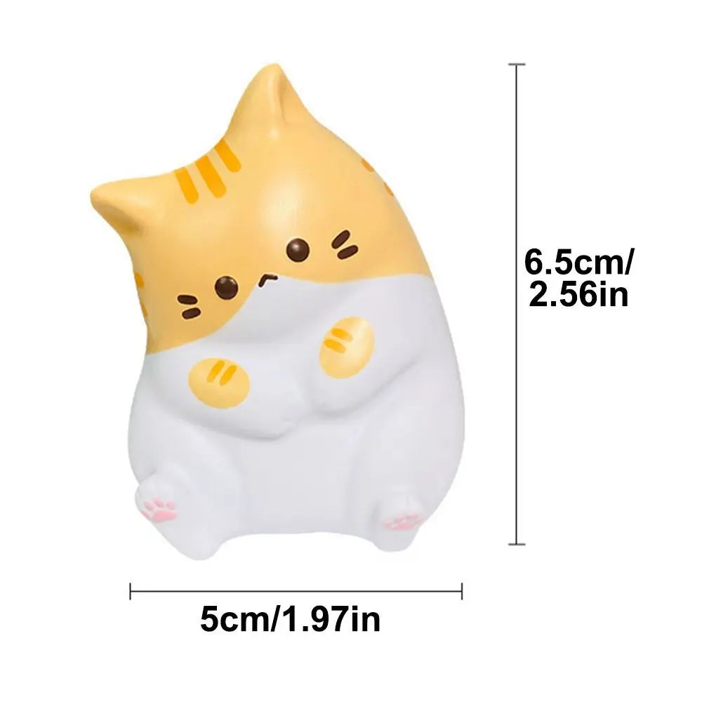 Squishy Cat Stress Ball | Slow Rise Fidget Toy
