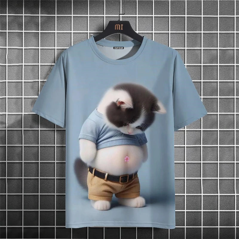 Chonky Cat Men's Graphic Tee