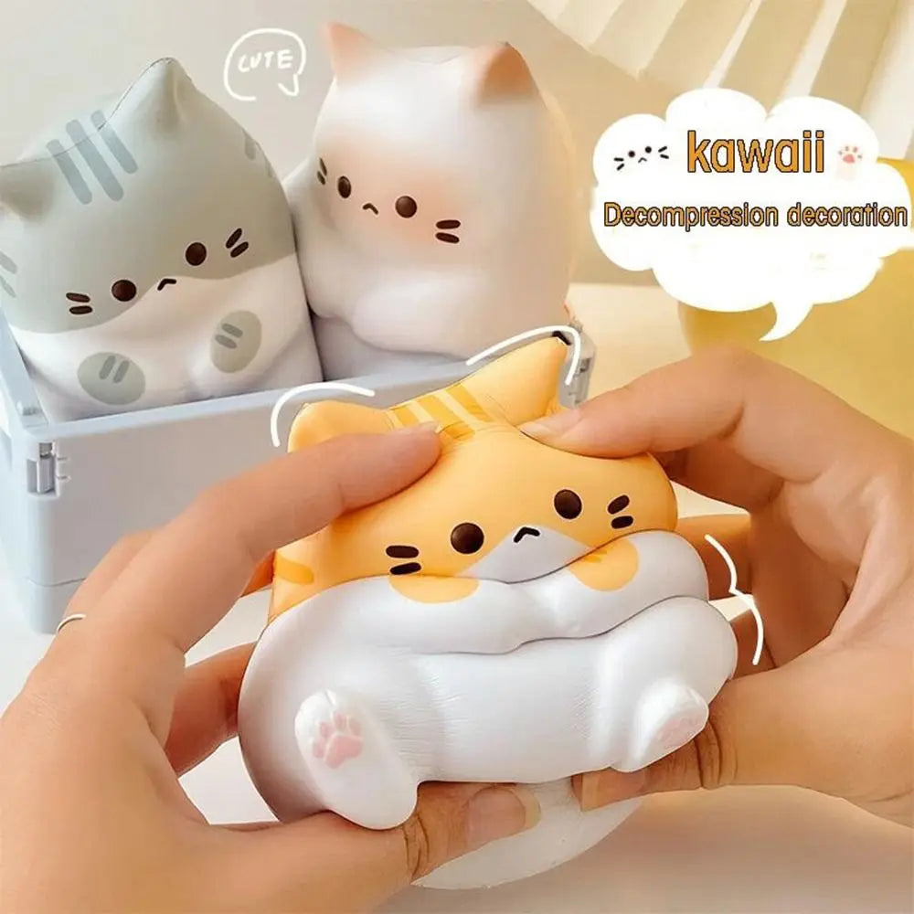 Squishy Cat Stress Ball | Slow Rise Fidget Toy