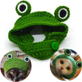 Cute Knitted Cat Hat | Crochet Pet Headwear