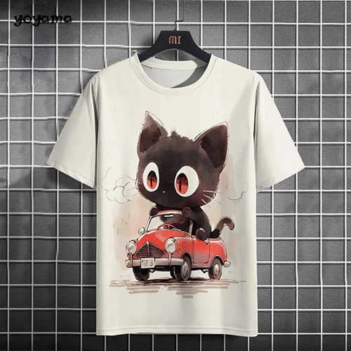 Black Cat Men's Graphic Tee