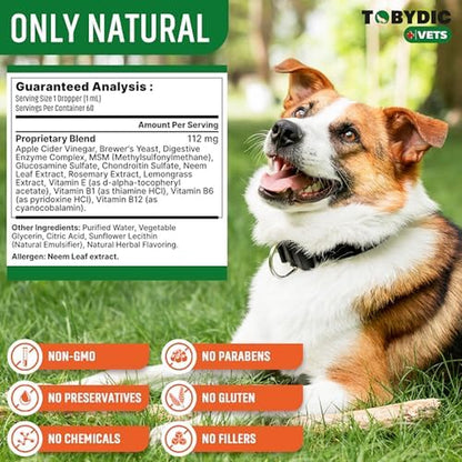 Flea & Tick Prevention Support - Oral Flea Natural Control & Treatment for Dogs and Cats - Herbal Medicine for Small and Large Dogs with Multivitamin Pet Supplement Made in USA