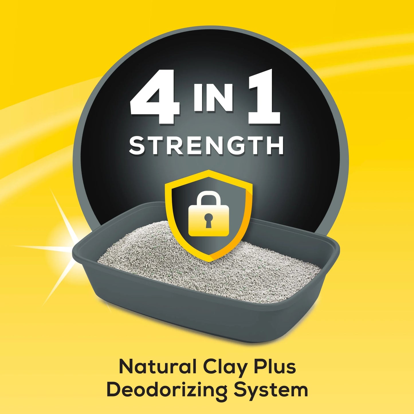 Purina  4-In-1 Strength Clumping Cat Litter, Floral Scent, 35 Lb Pail